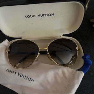 Louis Vuitton shades! With case and little bag! AUTHENTIC